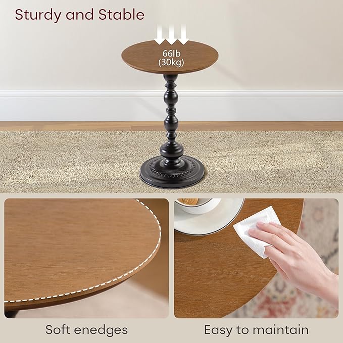 Round End Table, Framhose Small Side Table - Image 4