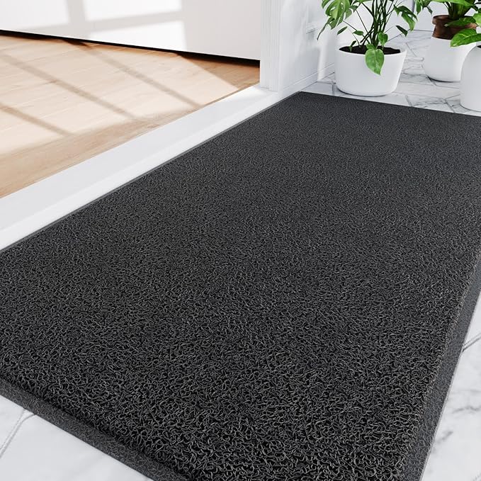 Amyracel Front Door Mat Indoor Outdoor Entrance, Stain and Fade Resistant by Amyracel