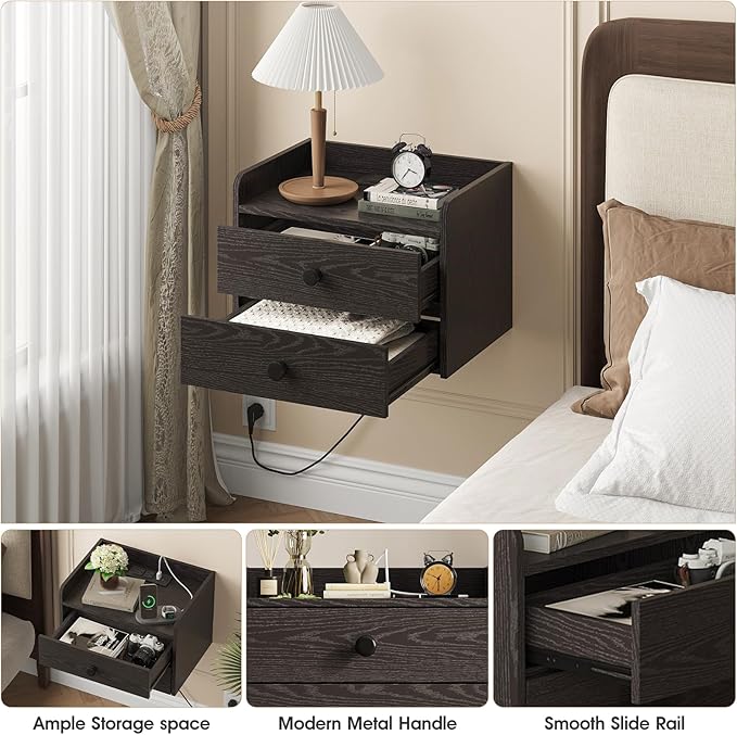 Floating Nightstand Set of 2 - Image 5