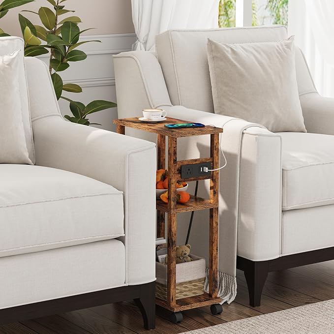 TUTOTAK Small Narrow Side Table - Image 2