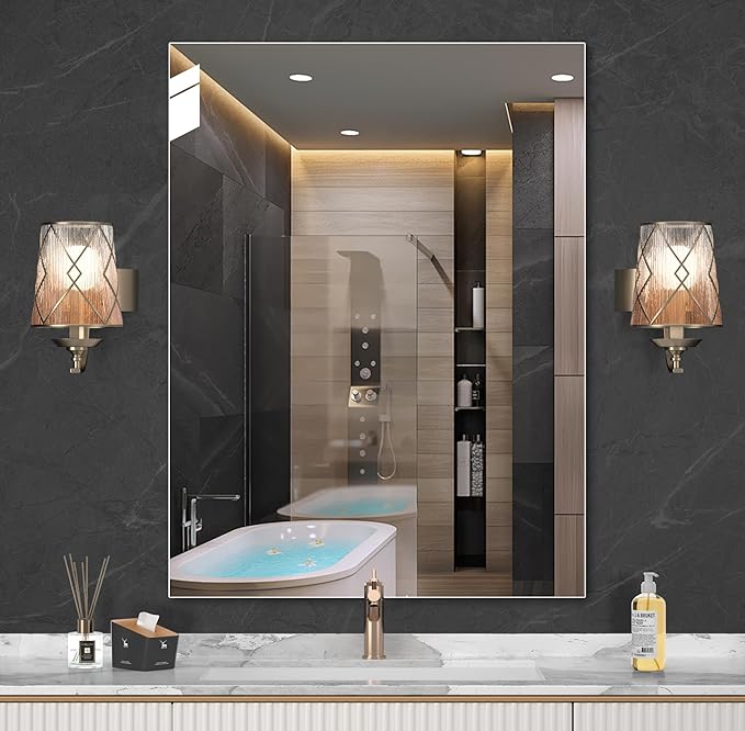 Hasipu 24” x 32” Bathroom Mirror, Mirrors - Image 3