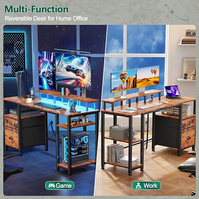 Furologee 61" Computer Desk - Image 3