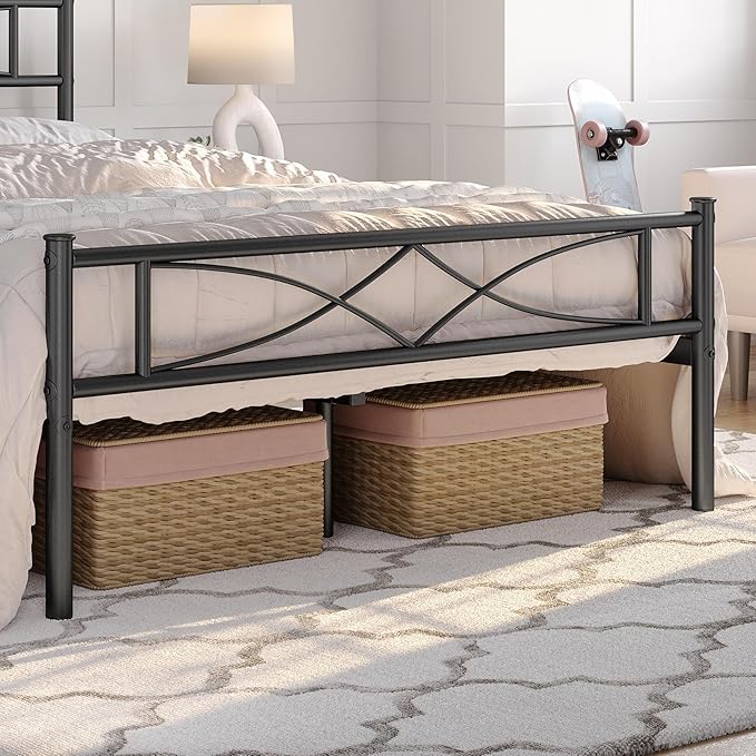 Yaheetech Metal Full Size Bed Frame, Platform Bed Frame, Mattress Foundation - Image 4