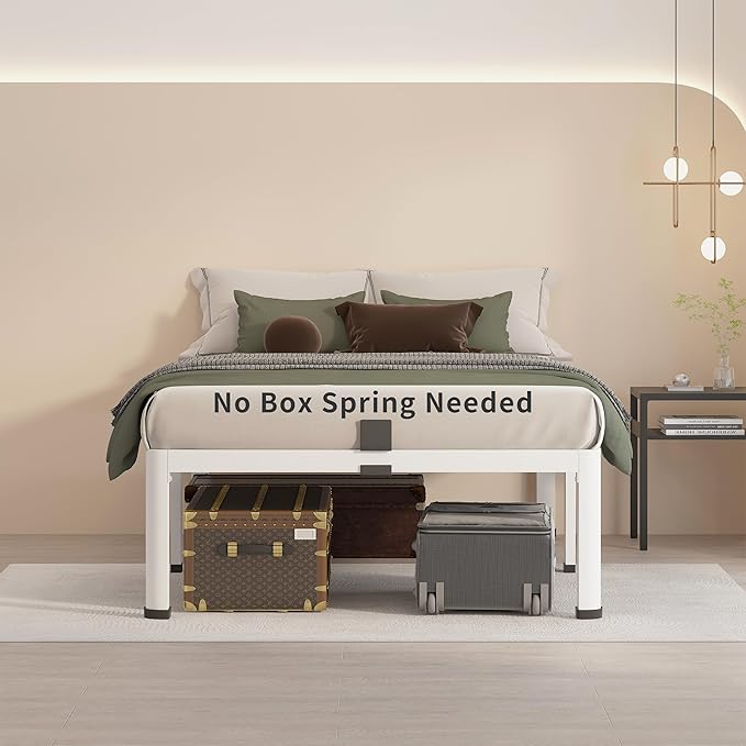 MAF 18 Inch Twin XL Bed Frames White - Image 6