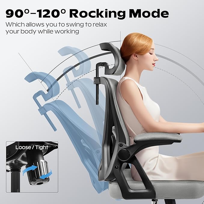 Ergonomic Office Chair, Home Office Desk Chair - Image 4
