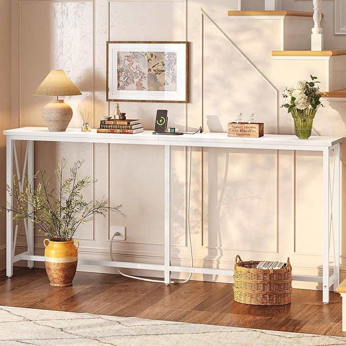 SUPERJARE 70 Inch Console Table - Image 2