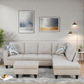 L Shaped Sectional Couches, Modern Modular Sectional Sofa by FONTOI