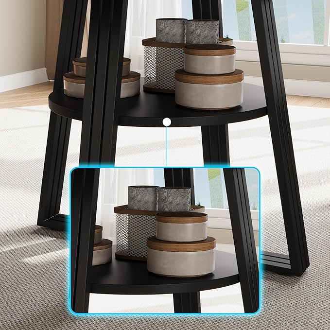 GarveeHome Round Dining Table for 4-6, 47.2" Farmhouse Kitchen Table - Image 3