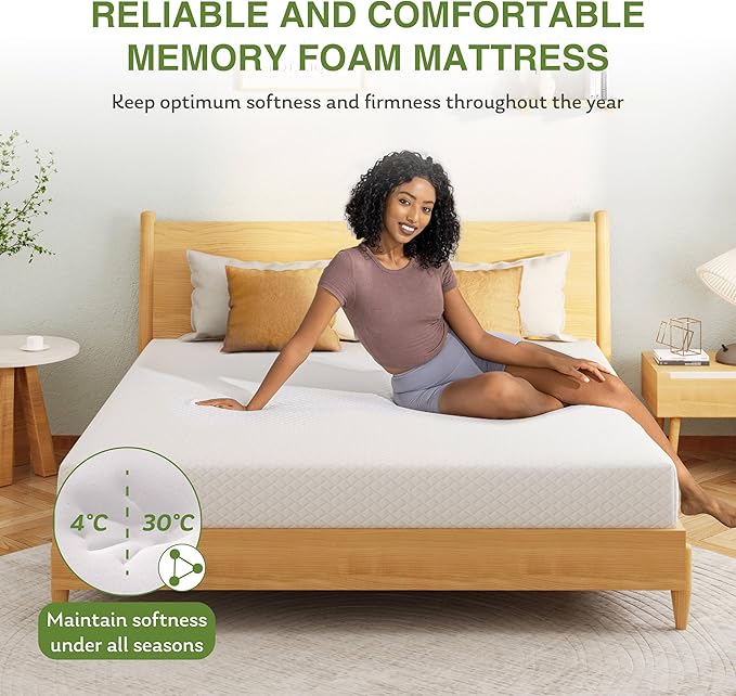 Full Size Memory Foam Mattress, 8 Inch Bed Mattress in A Box - Image 6