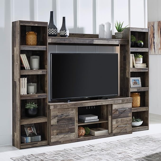 Signature Design by Ashley Derekson Farmhouse 3-Piece Entertainment Center - Image 2
