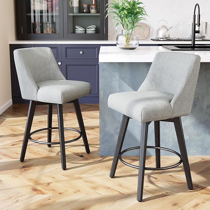26.8 Inch Counter Height Bar Stools by AMICLIBER