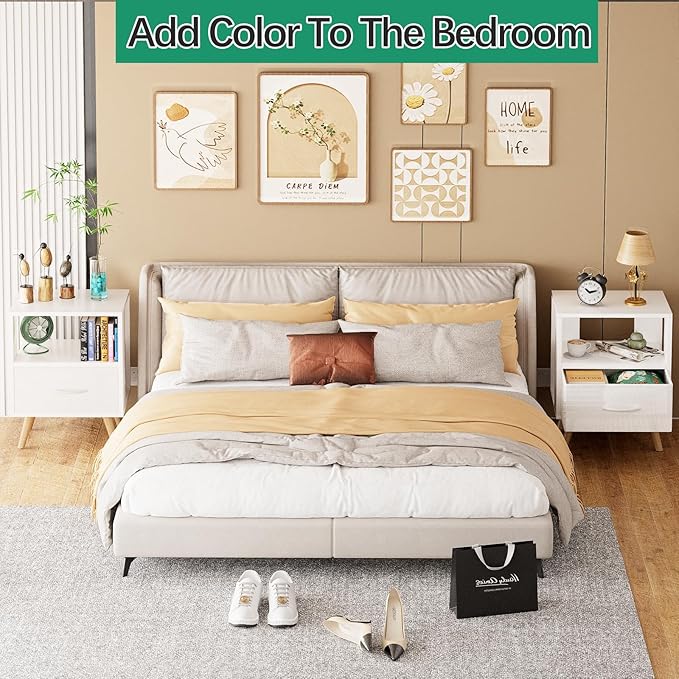 Night Stand, Nursery Side Table - Image 7