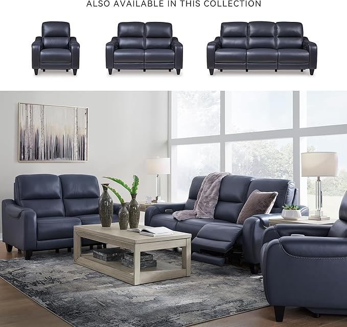 Signature Design by Ashley Mercomatic Contemporary Leather Match Wall Hugger - Image 6