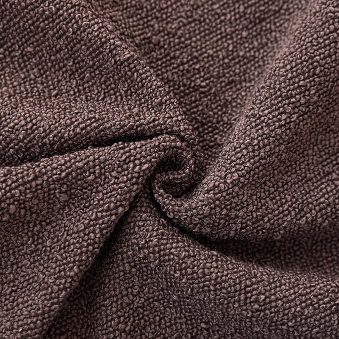 Foindtower Pack of 2 Textured Boucle Throw Pillow Covers Accent Solid Pillow - Image 3