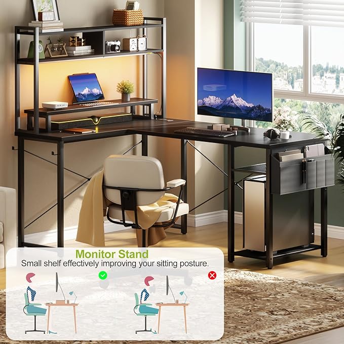 Small L Shaped Desk Gaming Desk - Image 6