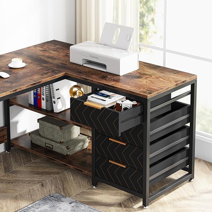 LITTLE TREE 59-Inch L Shaped Desk - Image 7