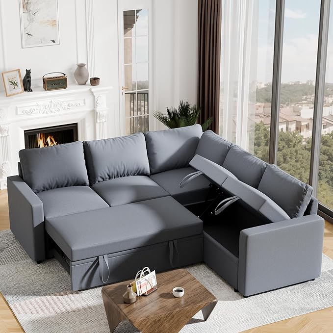 Sleeper Sofa Bed, Modular Sectional Couch - Image 3