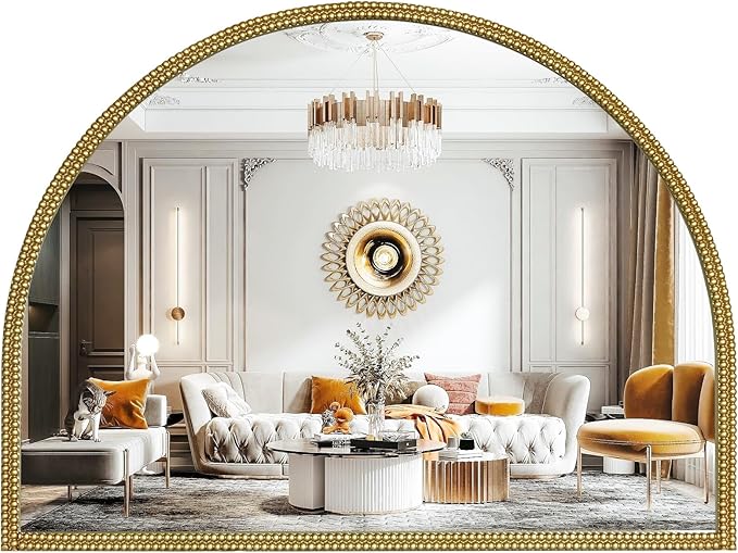 WallBeyond Gold Vintage Mirror for Vanity 32x24 Inch, Living Room by WallBeyond