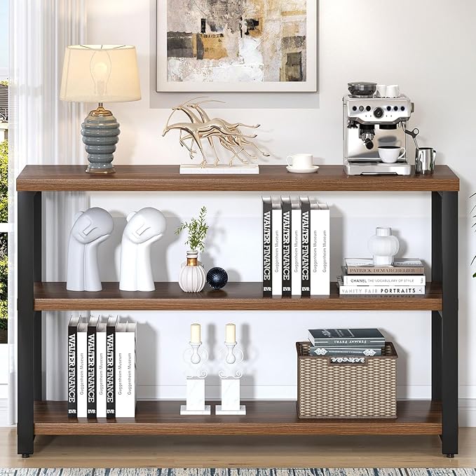 EXCEFUR 47" Entryway Table, Industrial Console Table - Image 7