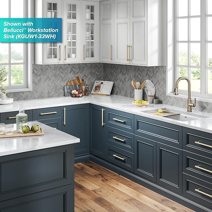 KRAUS Allyn Transitional Industrial Pull-Down Single Handle Kitchen Faucet in - Image 15
