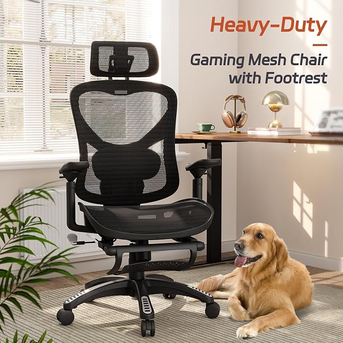 Ergonomic Office Chair, Mesh Desk Chair - Image 9
