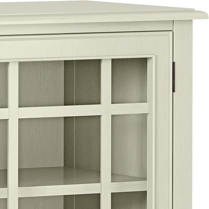 SIMPLIHOME Connaught Solid Wood 46 Inch Wide Traditional Low Storage Cabinet in - Image 12
