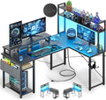 Small L Shaped Desk Gaming Desk by Besiost