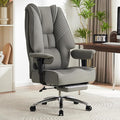 Big and Tall Office Chair 400lbs Wide Seat, Leather High Back Executive Office by EXCEBETOFFICECHAIR