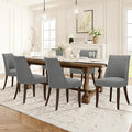 COLAMY Upholstered Dining Chairs Set of 6, Mid Century Modern Kitchen Chairs by COLAMYINC