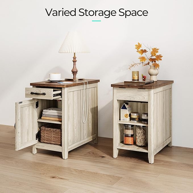 LINSY HOME Farmhouse End Table - Image 7