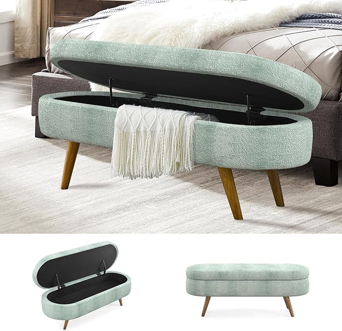 NicBex Ottoman Bench with Storage by NicBex