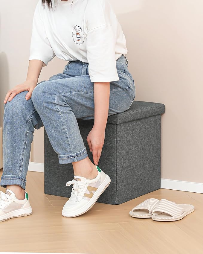 B FSOBEIIALEO Storage Ottoman - Image 6