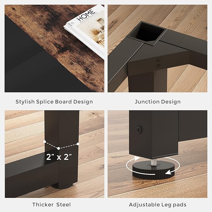 Tribesigns Modern Computer Desk, 70.8 x 31.5 inch Large Office Desk Computer - Image 6