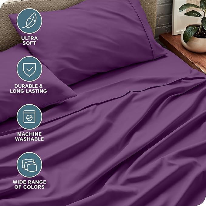 Bare Home Split King Sheet Set - Image 5