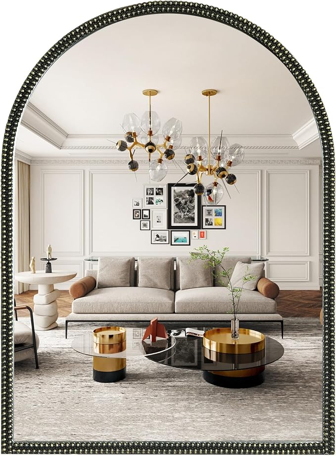 WallBeyond Black Vintage Mirror by WallBeyond