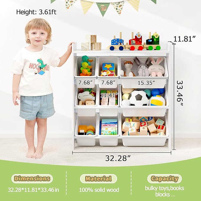 MallBest 4-Tier Kids' Toy Storage Organizer Shelf - Image 2