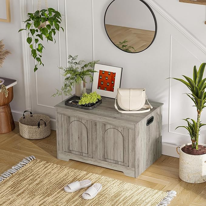 DINZI LVJ Storage Chest, 31.5”Wooden Toy Box - Image 7