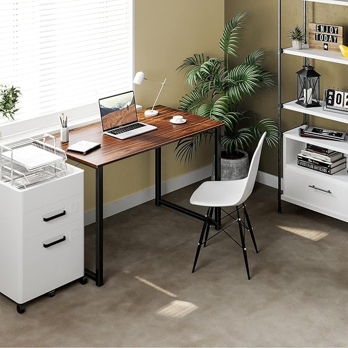 Coleshome 40 Inch Computer Desk, Modern Simple Style Desk - Image 4