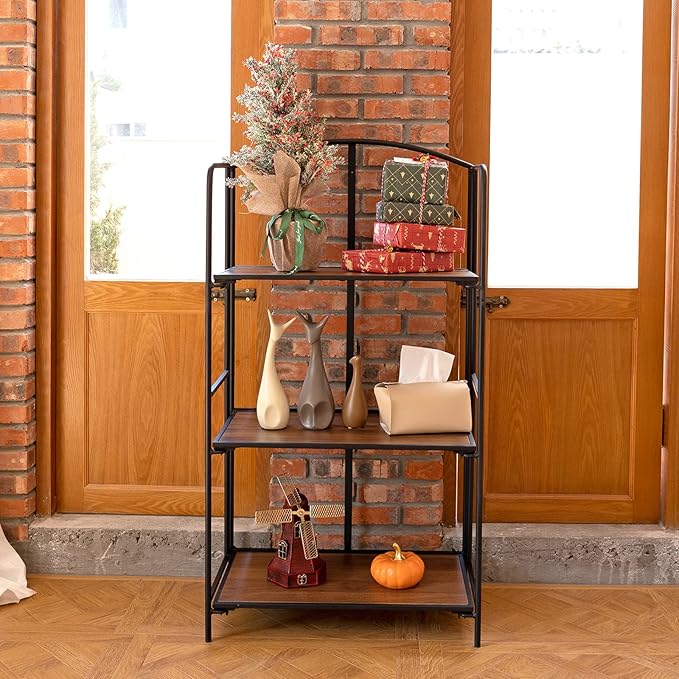 Crofy No Assembly Folding Bookshelf - Image 8