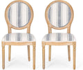 Christopher Knight Home Phinnaeus Dining Chair Set, Rubberwood, Dark Blue Line by ChristopherKnightHome