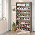Tribesigns Tall Shoe Cabinet, 9 Tiers 40-45 Pairs Heavy Duty Wood Freestanding by Tribesigns