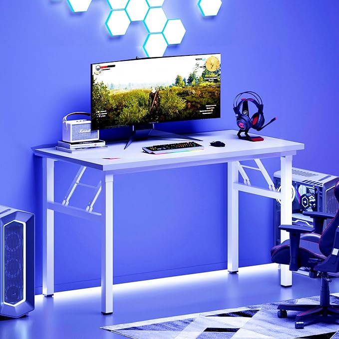 Folding Desk, 47 inch No Assembly Folding Desks - Image 8