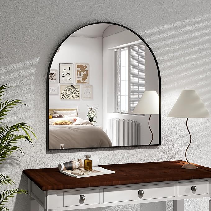 Arched Bathroom Mirror 32" x 34" - Image 9