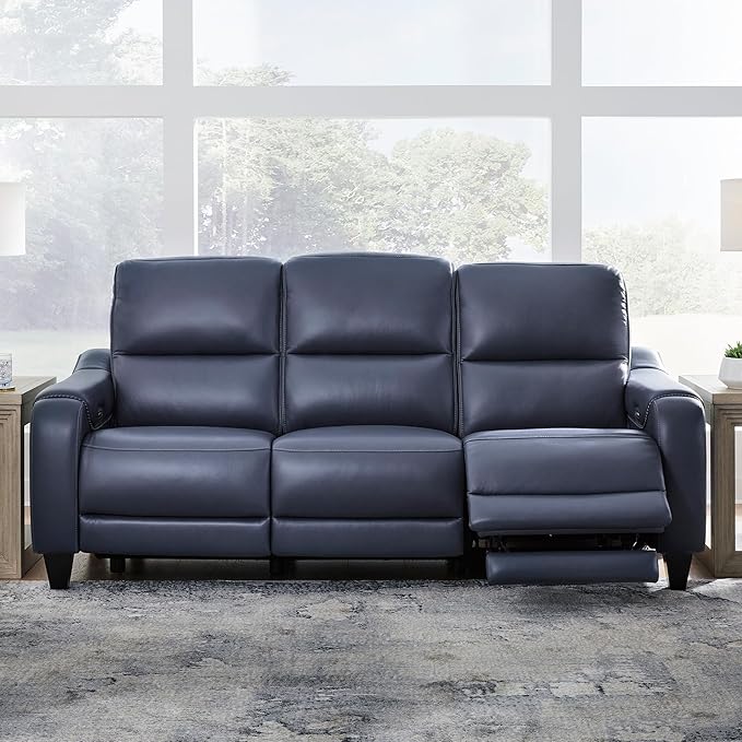 Signature Design by Ashley Mercomatic Contemporary Leather Match Wall Hugger - Image 2