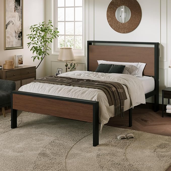 Allewie Twin Size Platform Bed Frame - Image 3