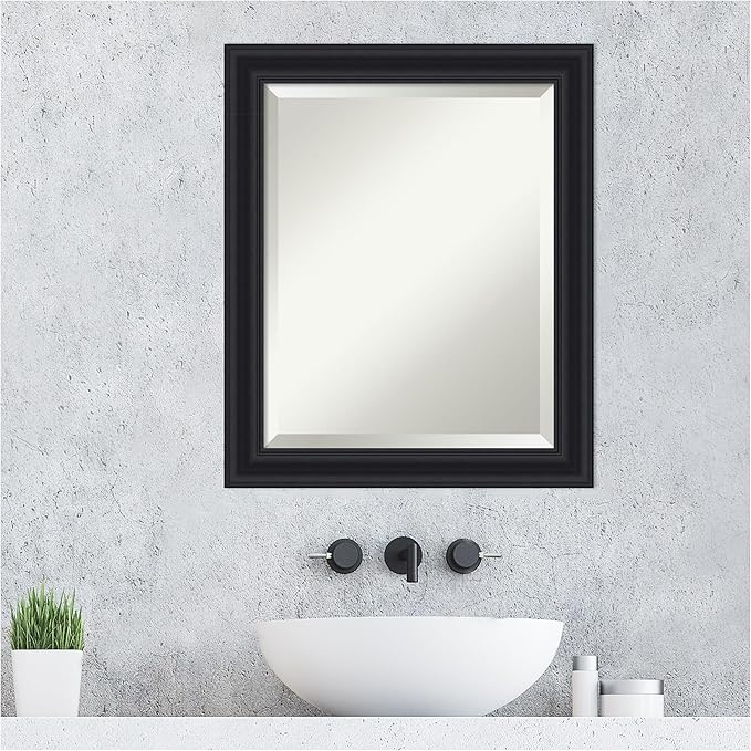 Amanti Art Black Bathroom Mirror - Image 7