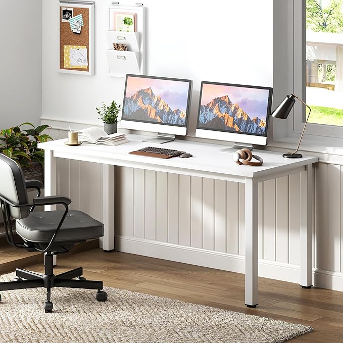 Need 54.3 Inch Large Computer Desk, Modern Simple Style Desk - Image 4