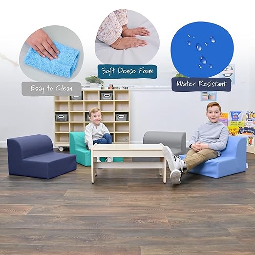 Children's Factory Library Lounger, Flexible Seating Classroom Furniture - Image 6
