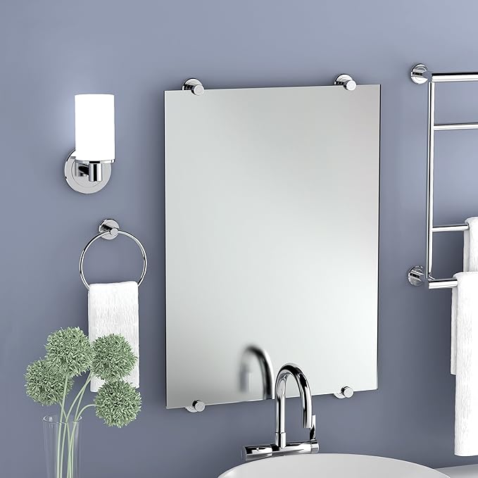 Gatco Latitude II Frameless Oval Mirror, 26.5" H | Wall Mounted 26.50"H X - Image 5