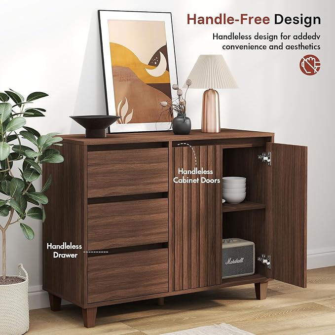Redkey Fluted Sideboard Cabinet - Image 3
